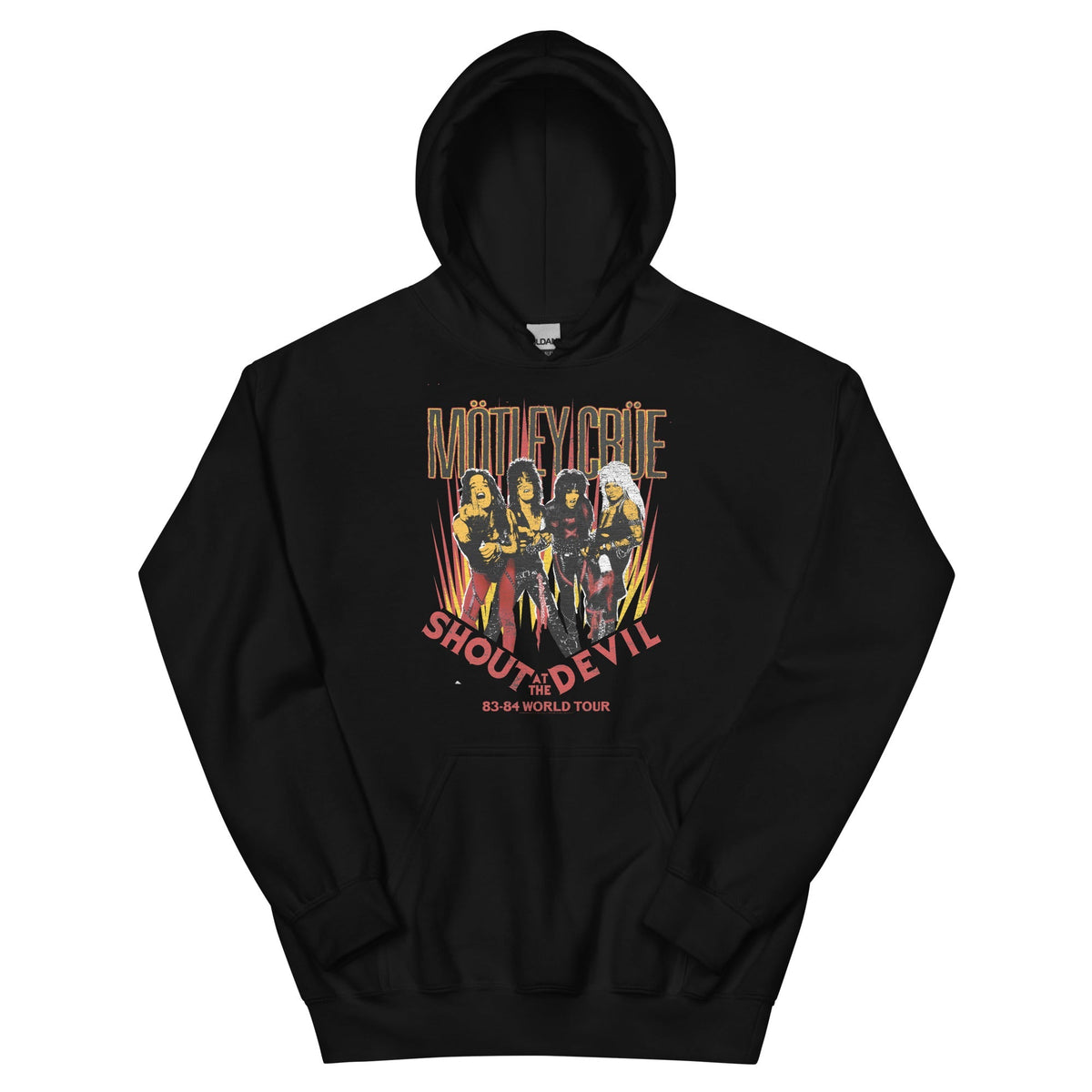 Motley Crue Shout World Tour Hoodie