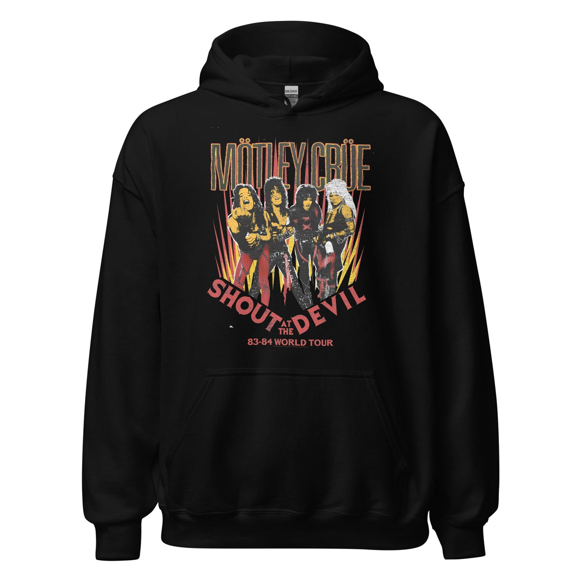Motley Crue Shout World Tour Hoodie