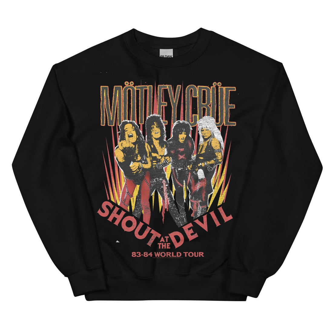 Motley Crue Shout World Tour Sweatshirt