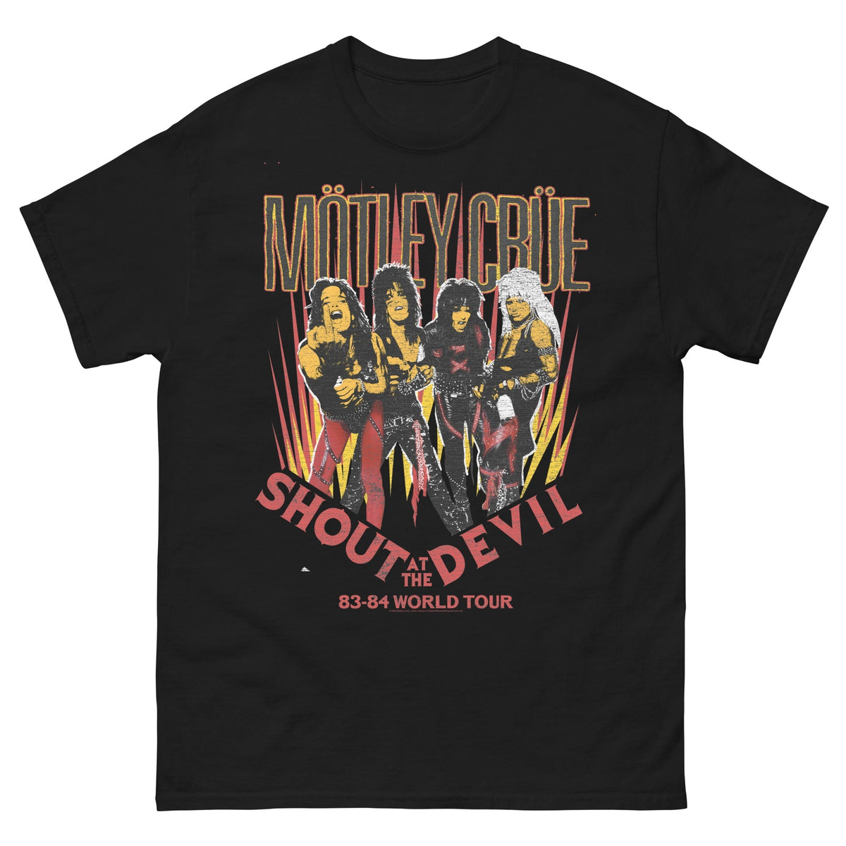 Motley Crue Shout World Tour T-Shirt