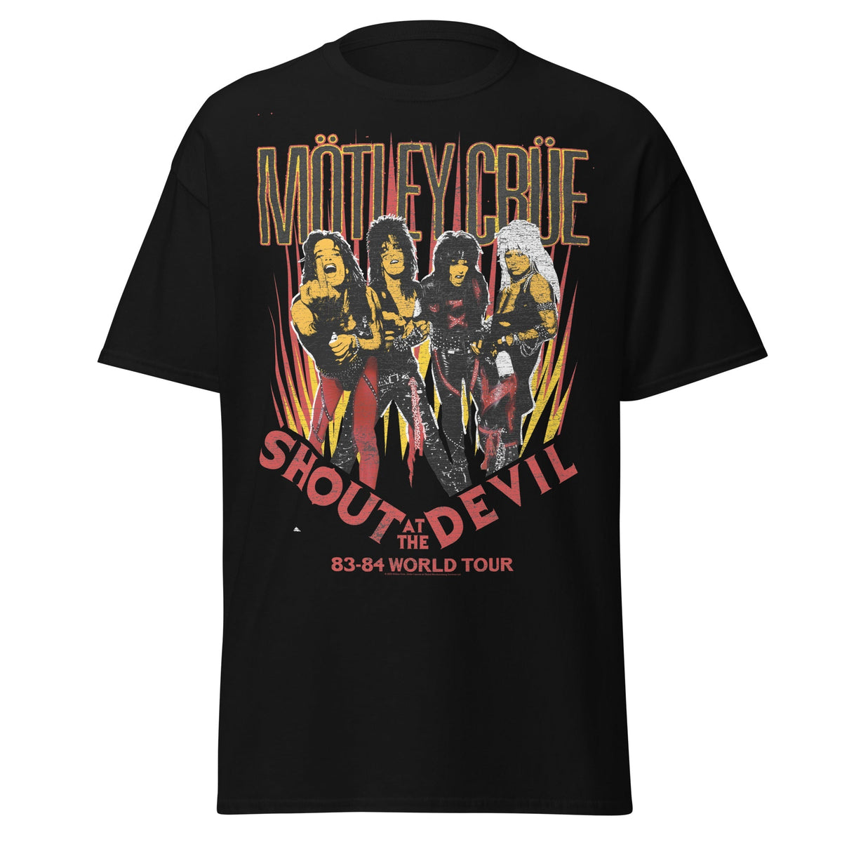 Motley Crue Shout World Tour T-Shirt