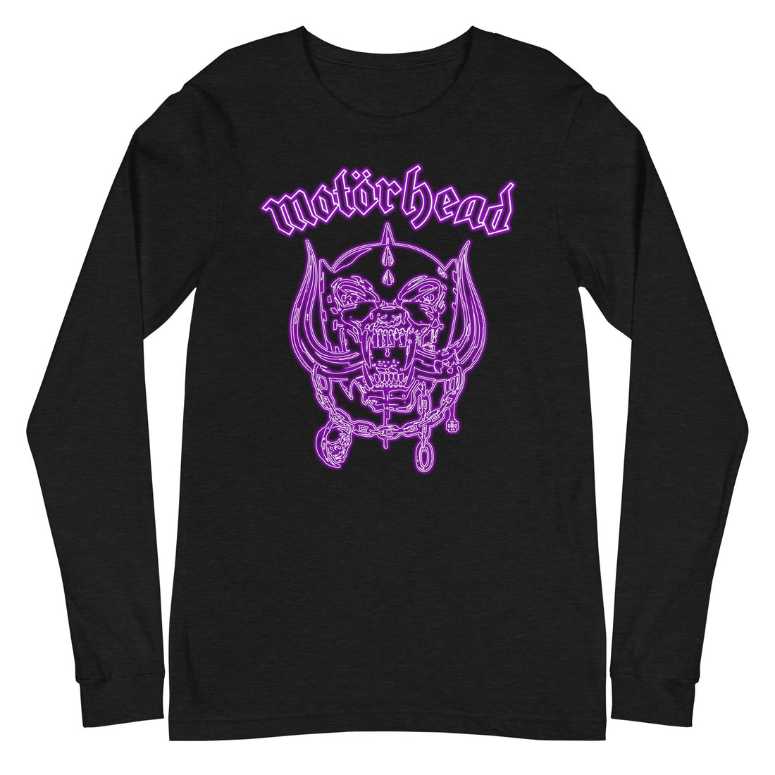 Motorhead - Neon Purple Warpig Long Sleeve T-Shirt