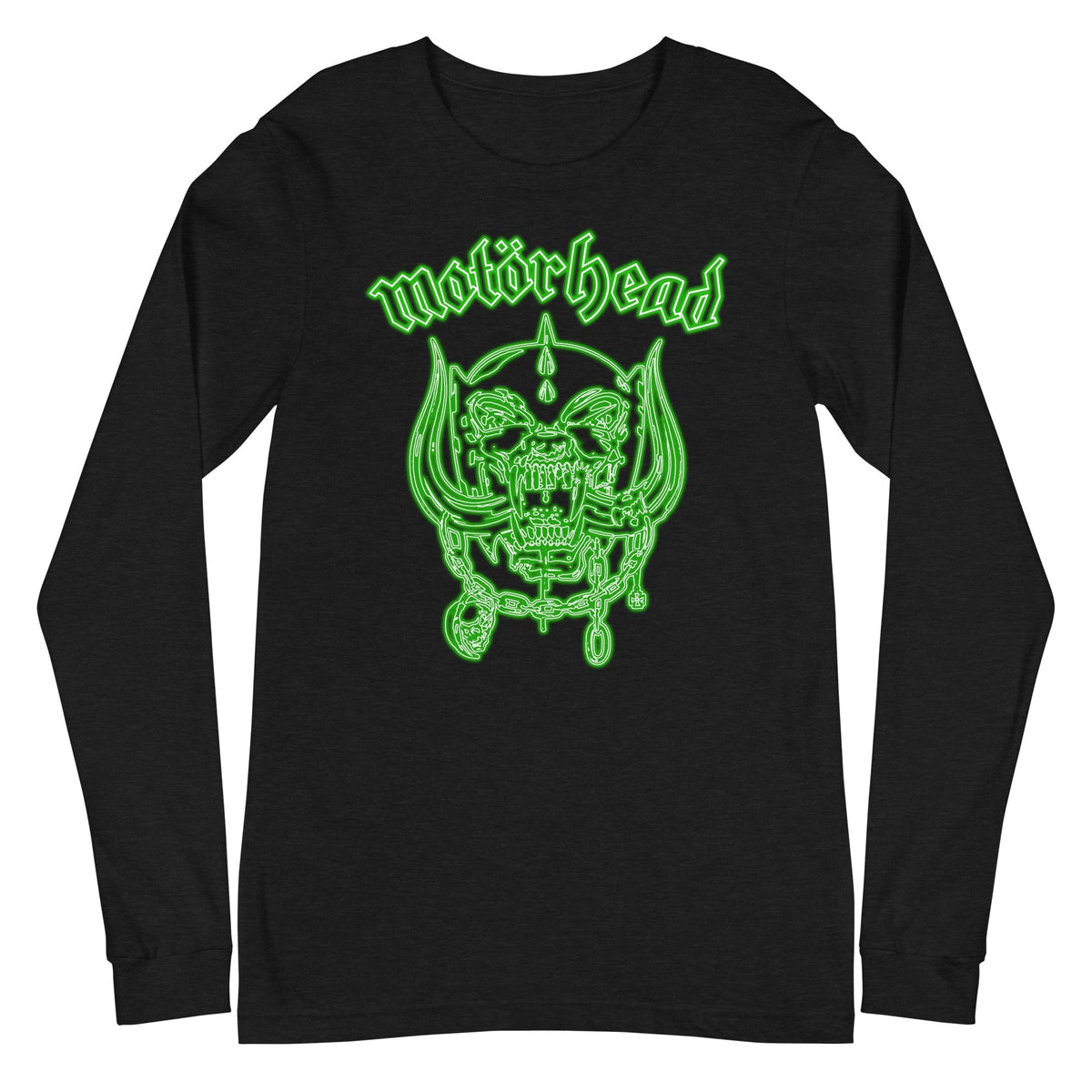 Motorhead - Neon Green Warpig Long Sleeve T-Shirt