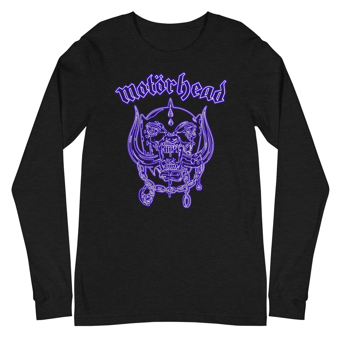 Motorhead - Neon Blue Warpig Long Sleeve T-Shirt