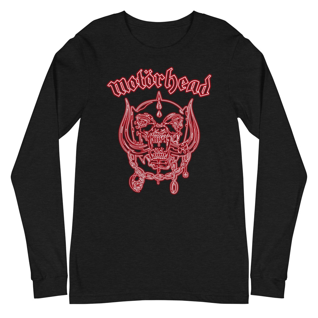 Motorhead - Neon Red Warpig Long Sleeve T-Shirt
