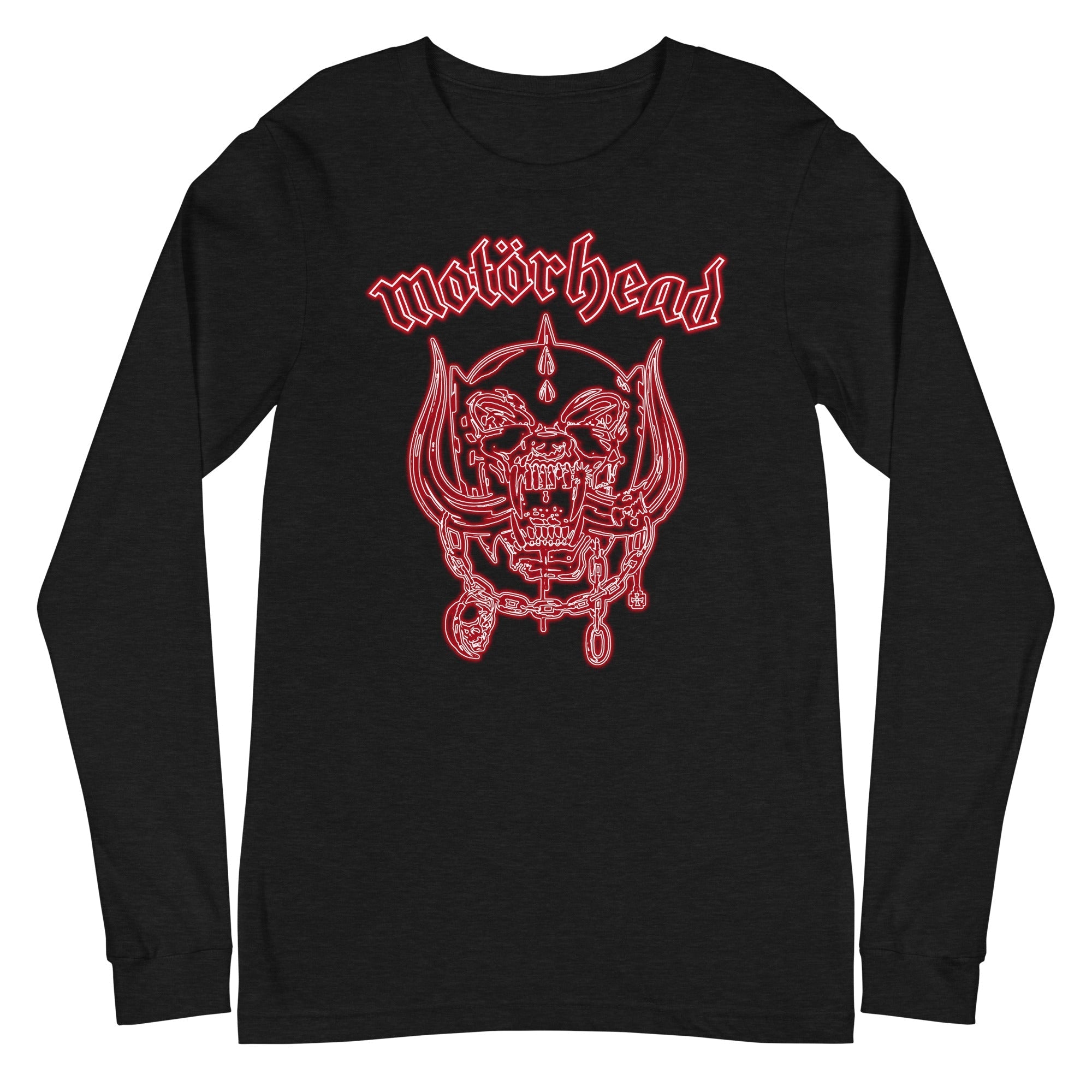 Motorhead - Neon Red Warpig Long Sleeve T-Shirt