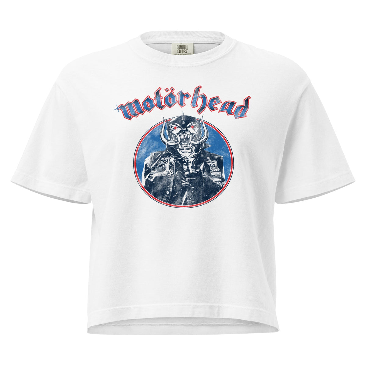 Motorhead Warpath Mineral Wash Womens Crop Top