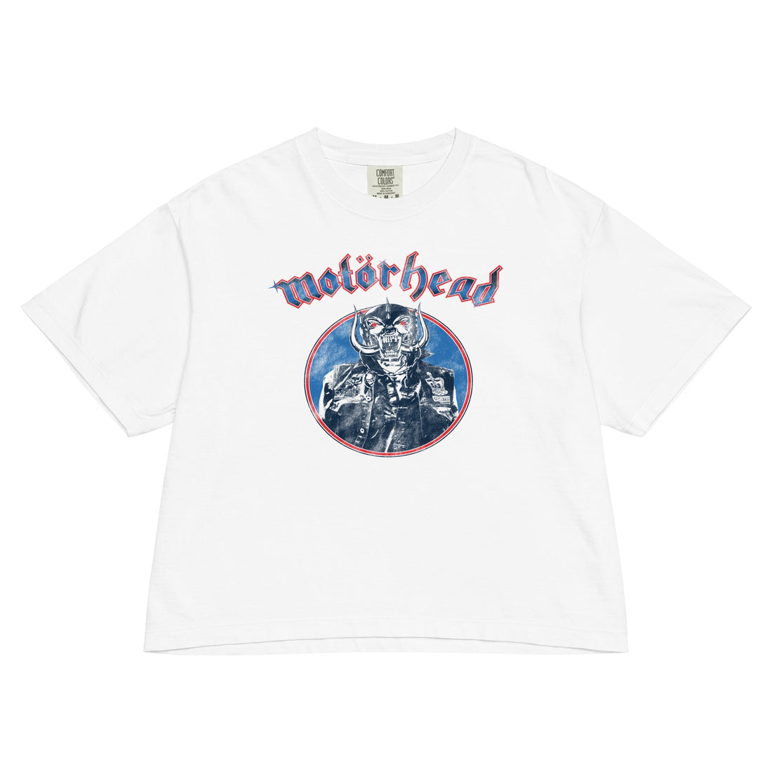 Motorhead Warpath Mineral Wash Womens Crop Top