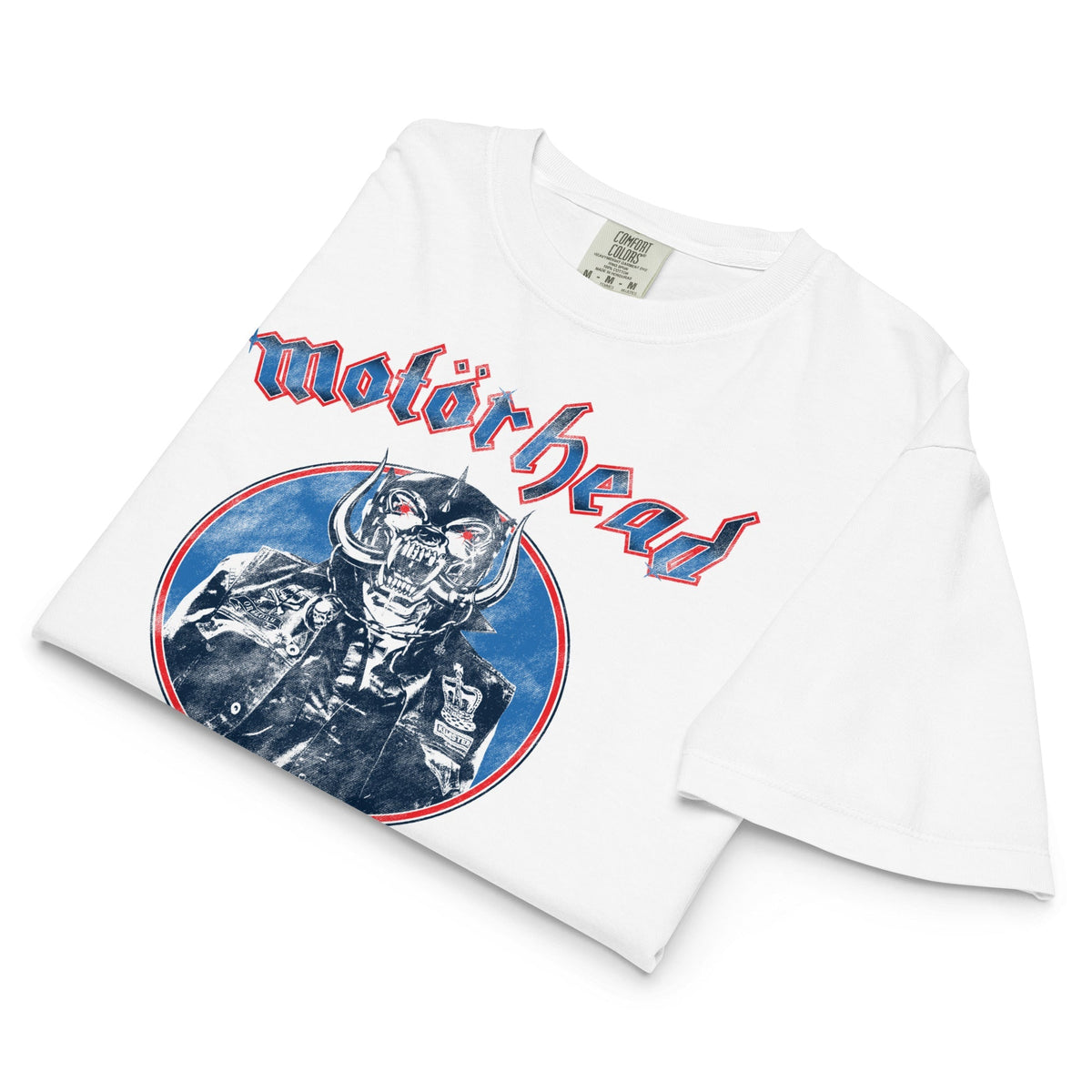 Motorhead Warpath Mineral Wash Womens Crop Top