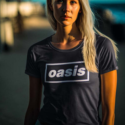 OASIS Attractive Ladies T-Shirt, Decca Logo