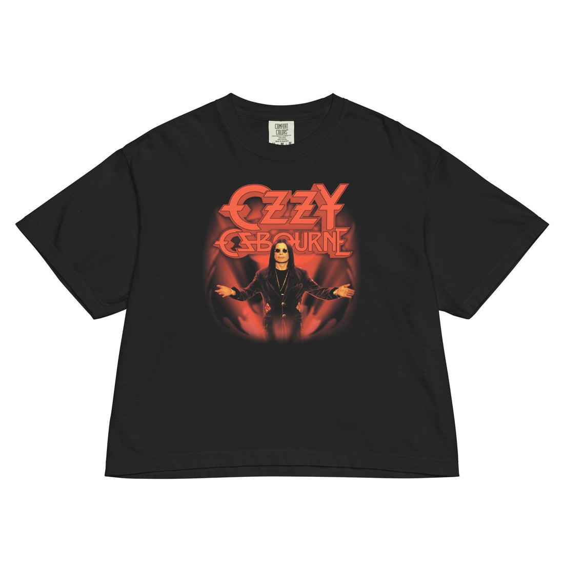 Ozzy Osbourne Dreamer Mineral Wash Womens Crop Top