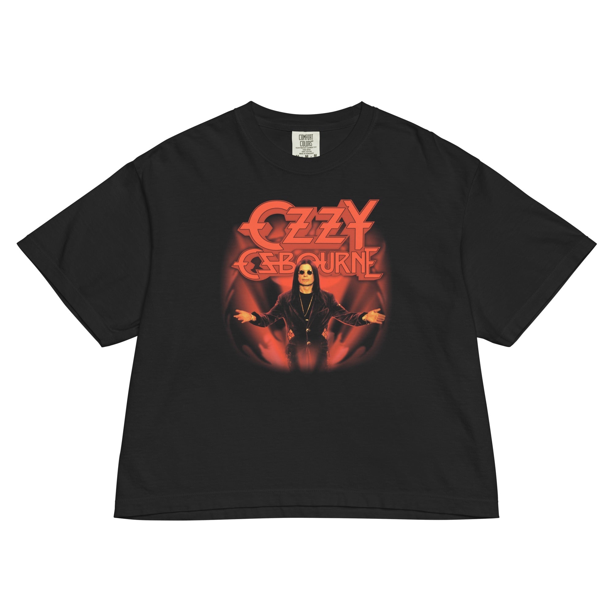 Ozzy Osbourne Dreamer Mineral Wash Womens Crop Top