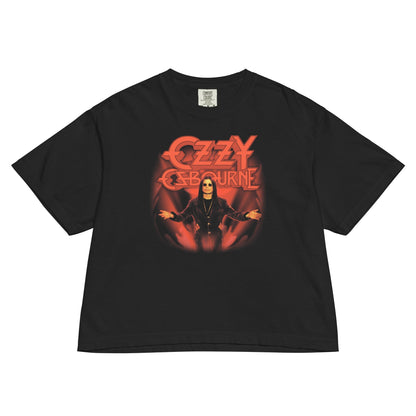 Ozzy Osbourne Dreamer Mineral Wash Womens Crop Top