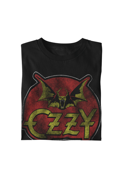Ozzy Osbourne - Flaming Bat T-Shirt