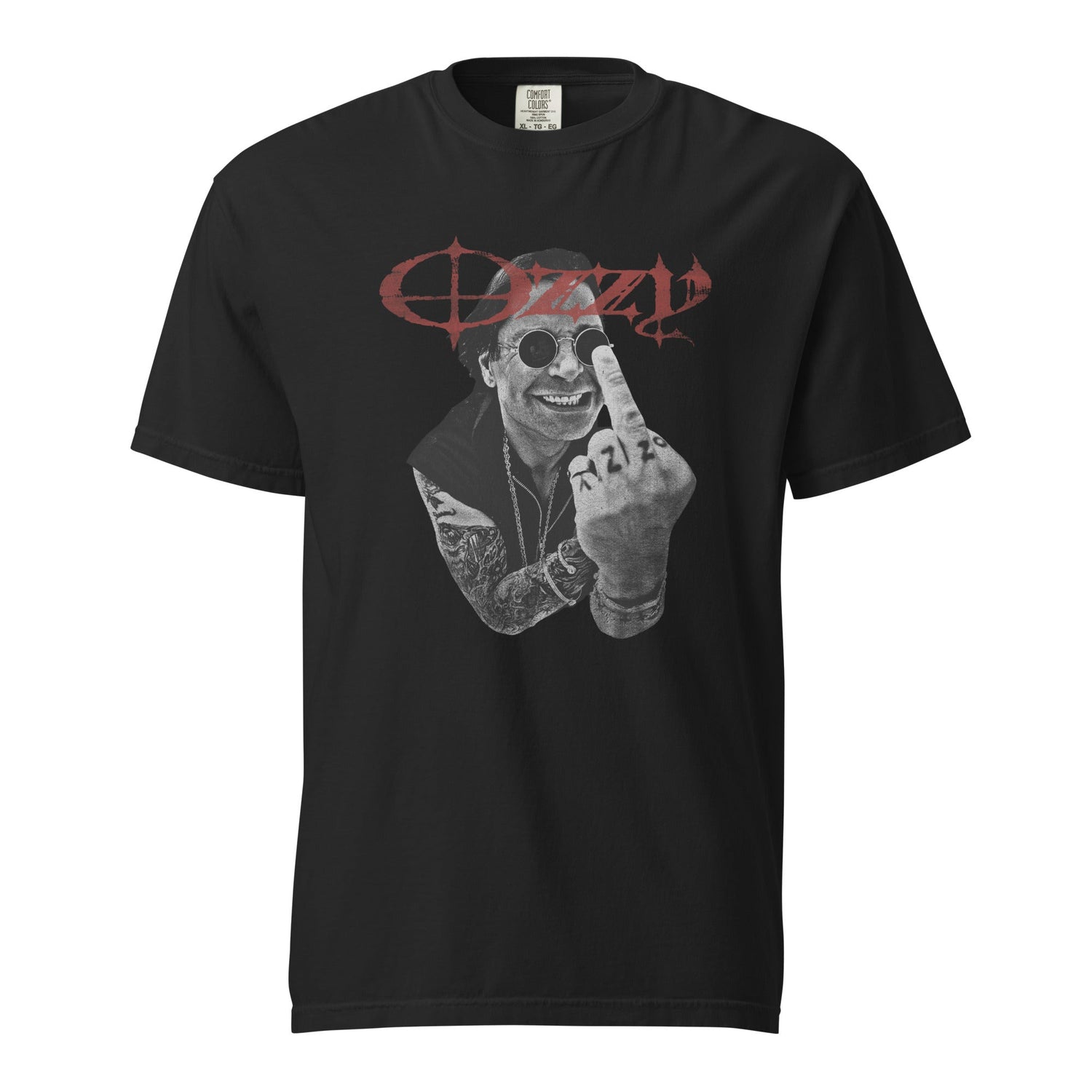 Ozzy Osbourne Flip the Bird Mineral Wash T-Shirt