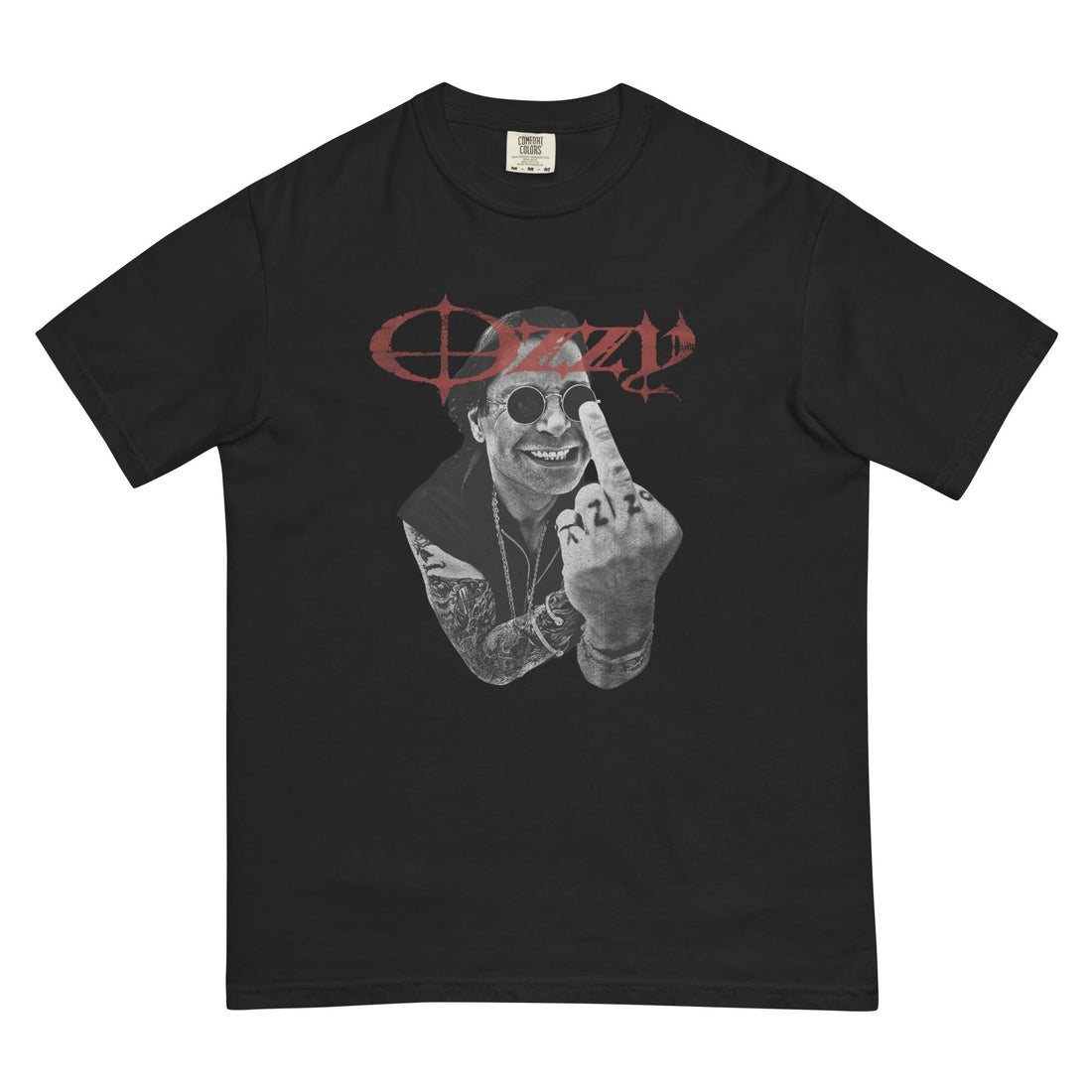 Ozzy Osbourne Flip the Bird Mineral Wash T-Shirt