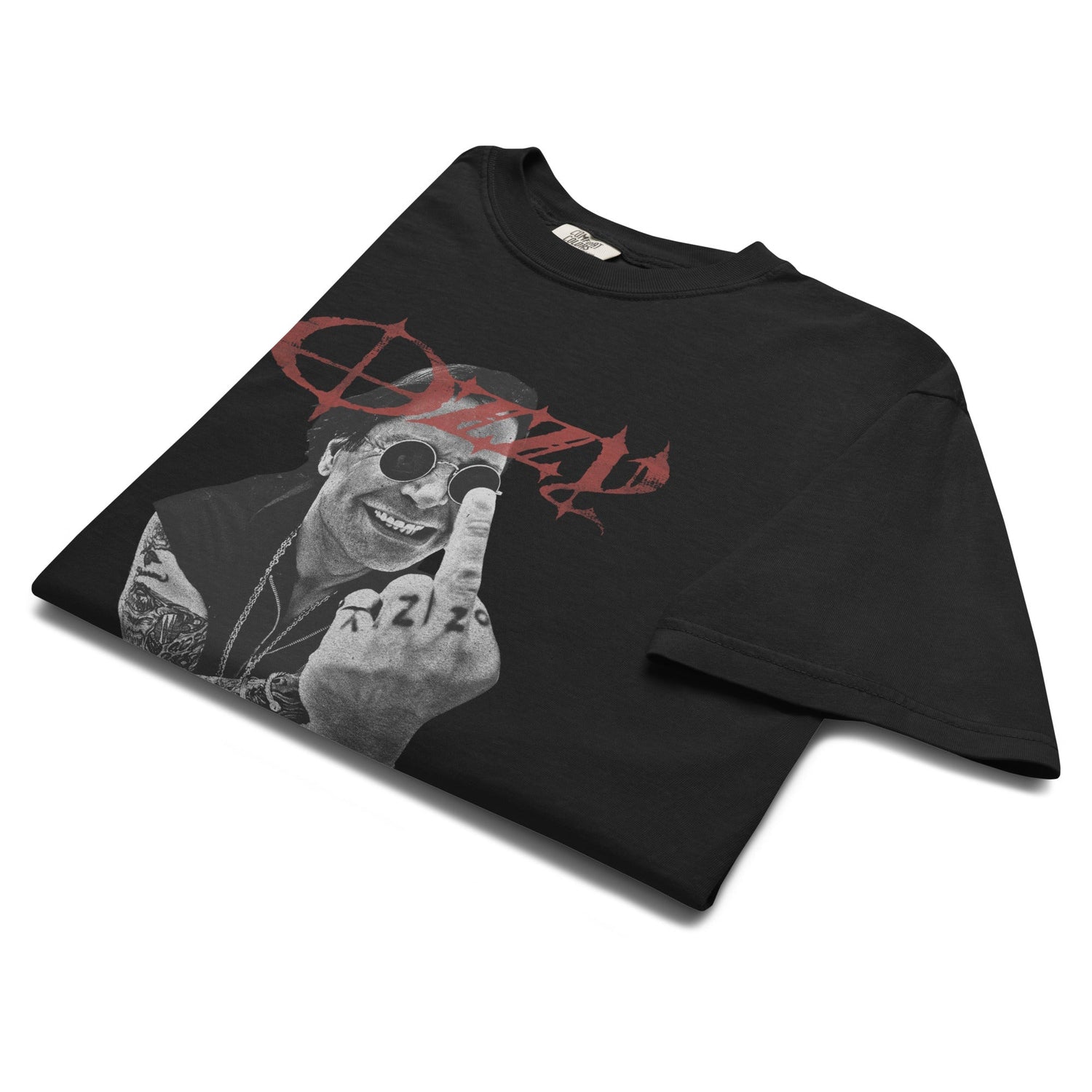 Ozzy Osbourne Flip the Bird Mineral Wash T-Shirt