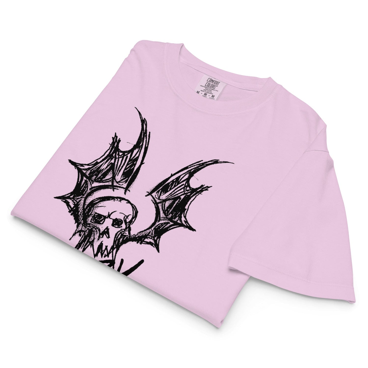 Ozzy Osbourne Hand Sketched Mineral Wash Womens Crop Top