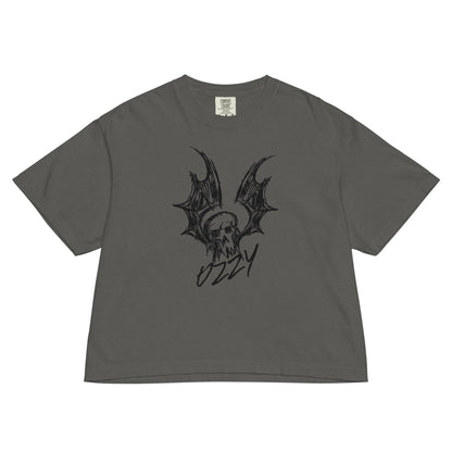 Ozzy Osbourne Hand Sketched Mineral Wash Womens Crop Top