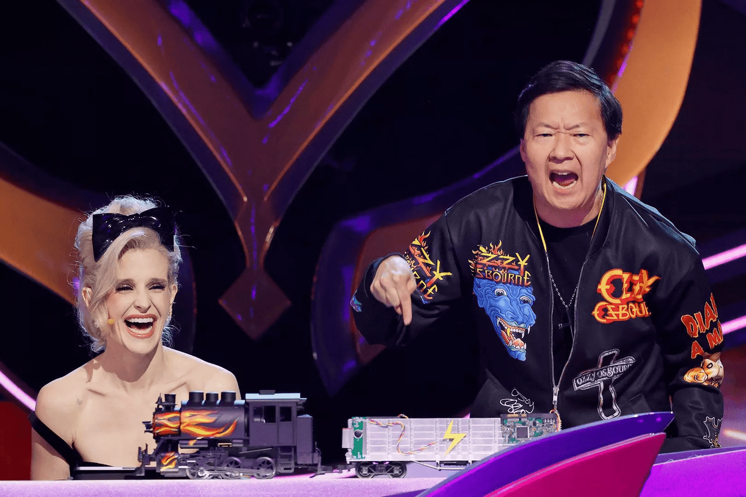 Ozzy Osbourne - Masked Singer Unisex Bomber Jacket