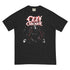 Black t-shirt with Ozzy Osbourne graphic design on a white background