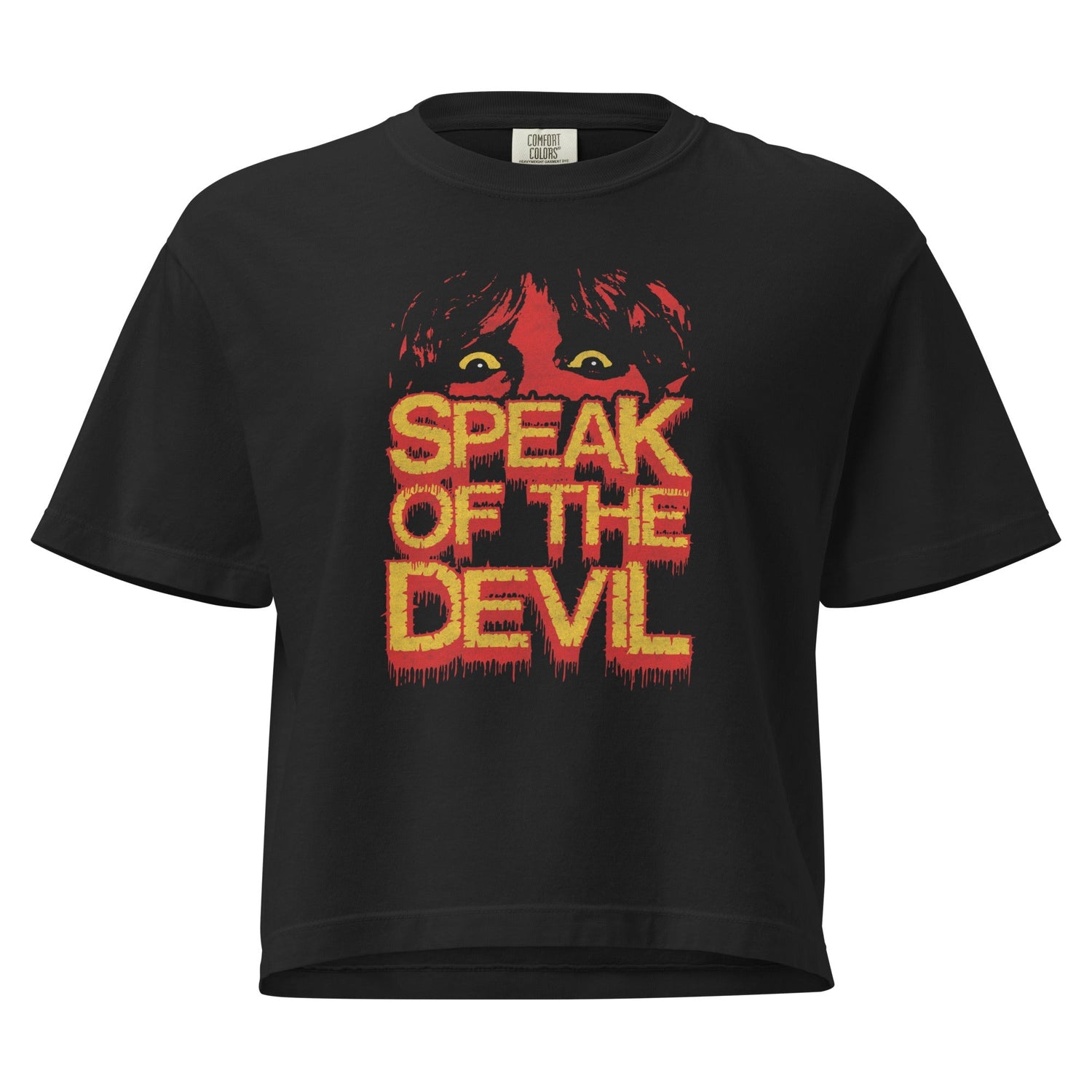 Ozzy Osbourne Speak of the Devil Vintage Mineral Wash Womens Crop Top