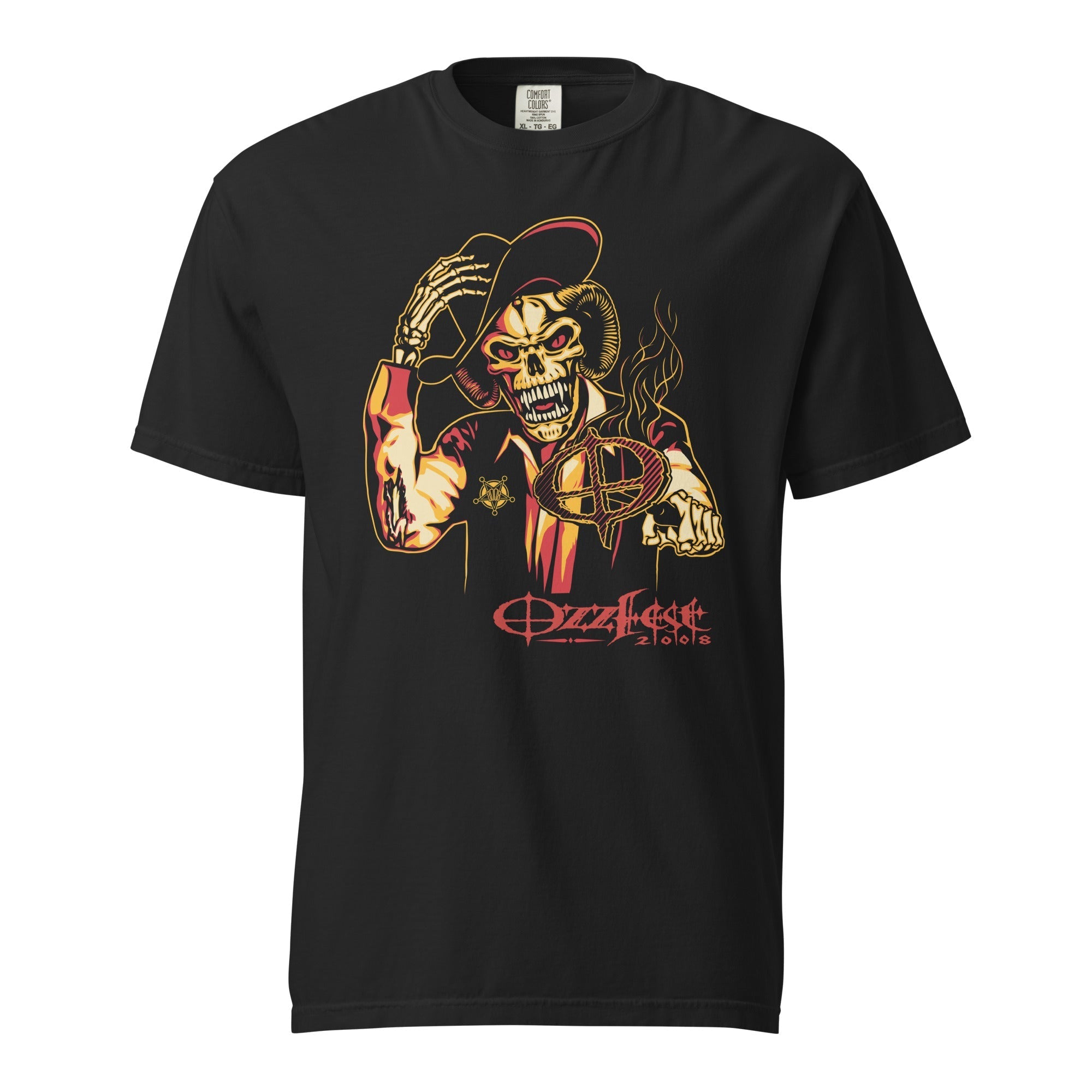 Ozzy Osbourne Vintage 2008 Ozzfest Mineral Wash T-Shirt