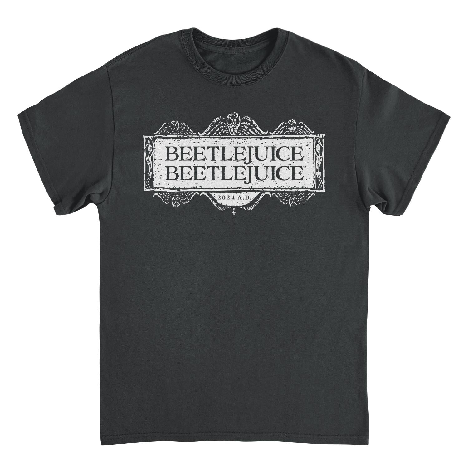 Beetlejuice Beetlejuice Beetlejuice Logo T-Shirt