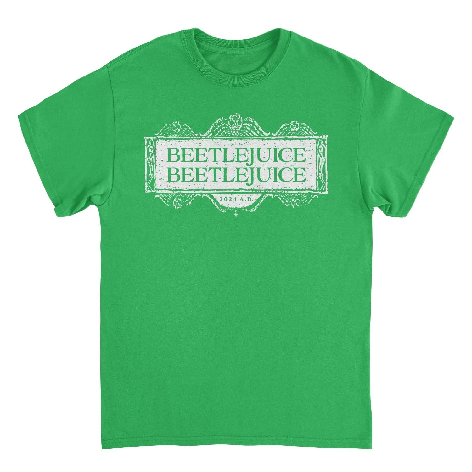 Beetlejuice Beetlejuice Beetlejuice Logo T-Shirt