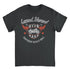Black t-shirt with Lynyrd Skynyrd graphic design on a white background