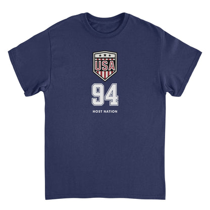Toffs Retro Soccer Futbol USA Logo Navy T-Shirt