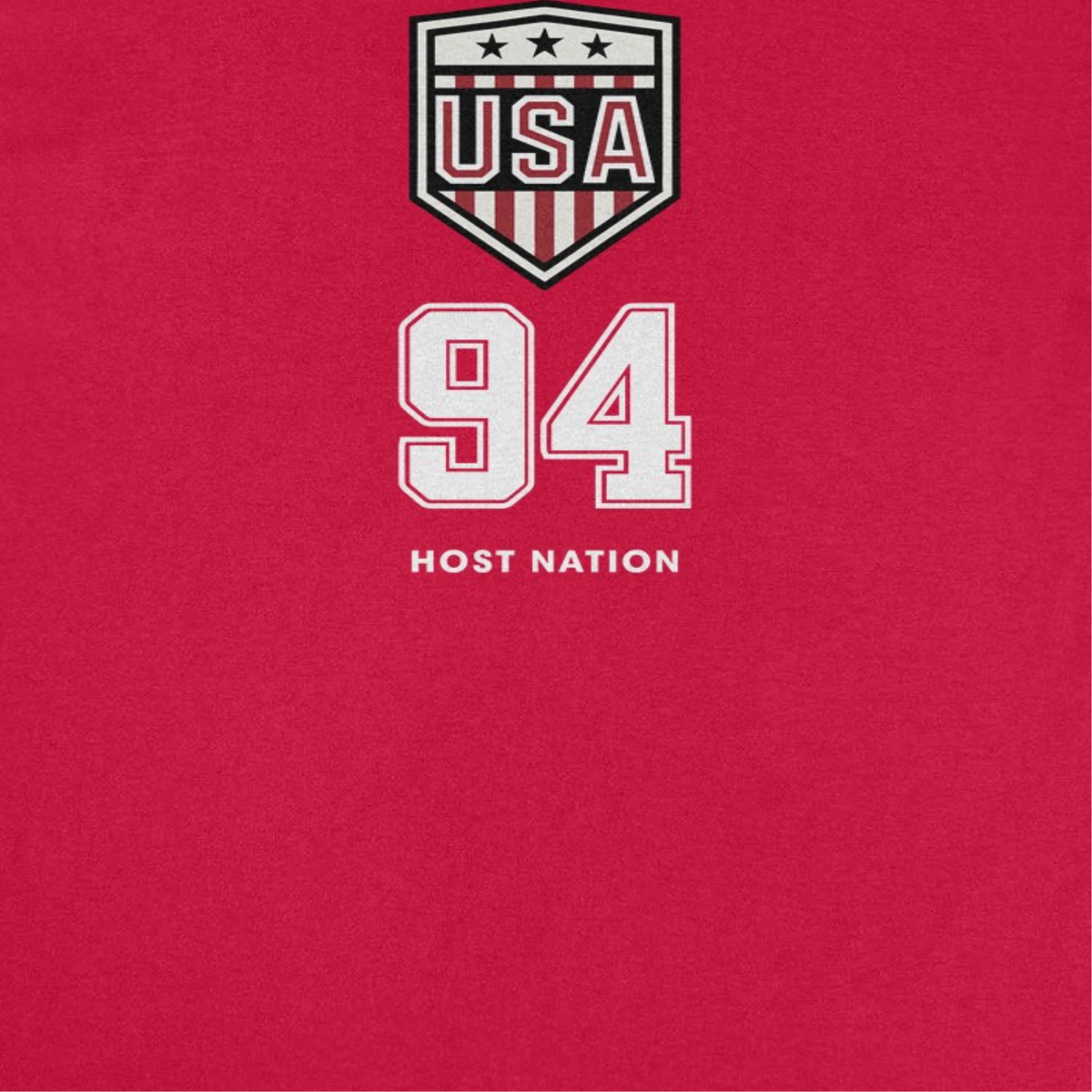 Toffs Retro Soccer Futbol USA Logo Red T-Shirt