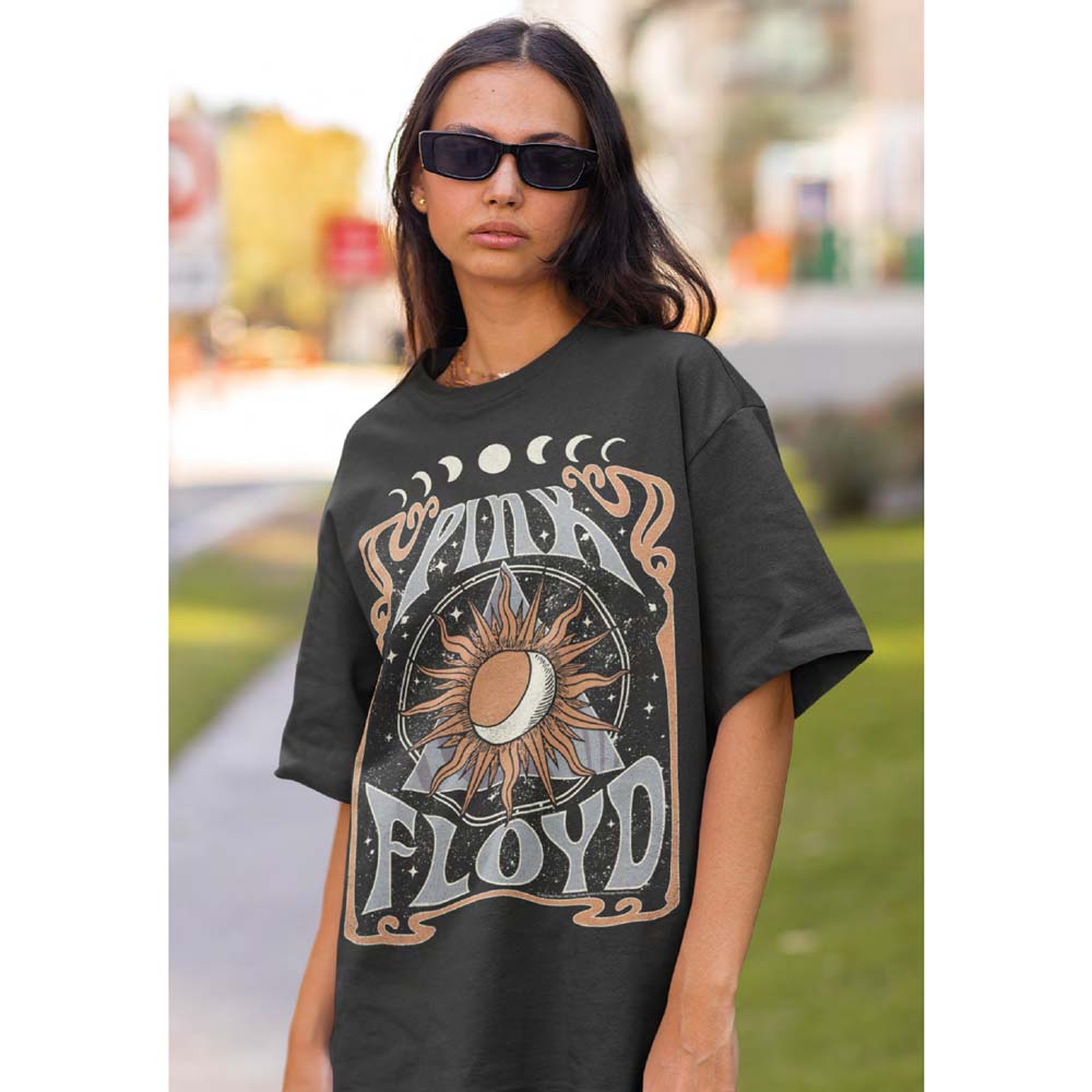 PINK FLOYD Eye-Catching T-Shirt, Sun and Moon