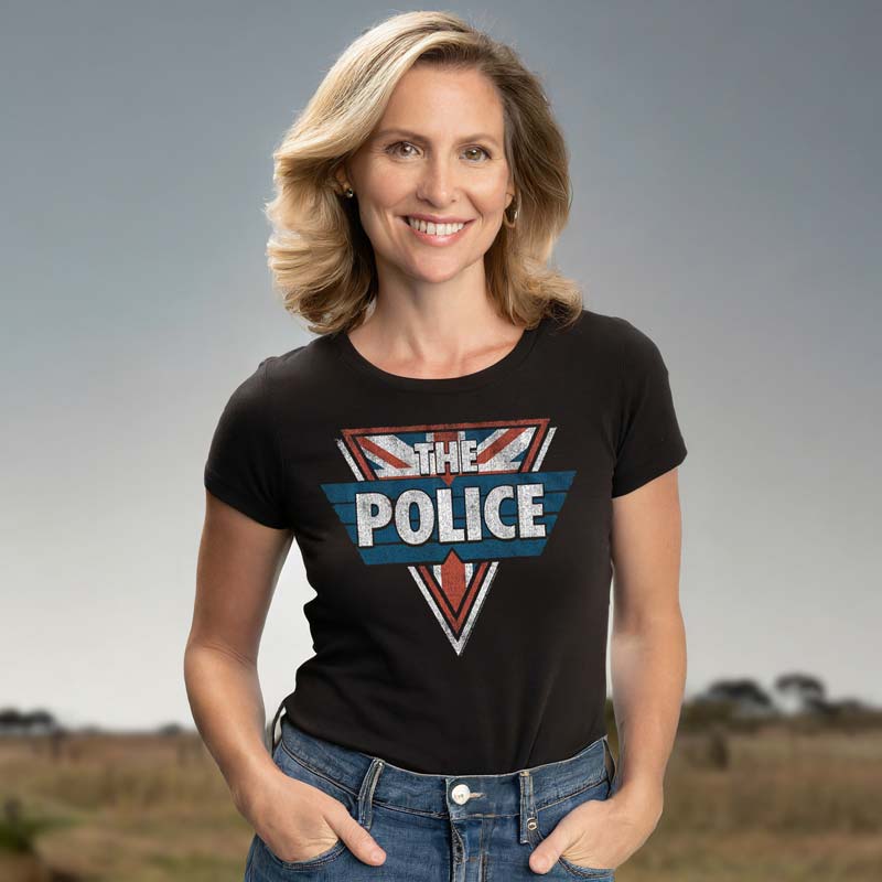 THE POLICE Eye-Catching T-Shirt, The Police Jack