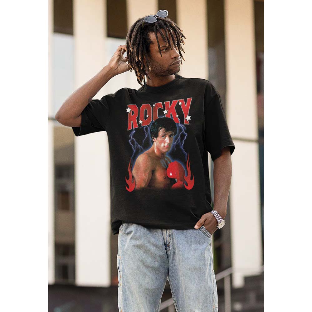 ROCKY T-Shirt, Lightning Flames