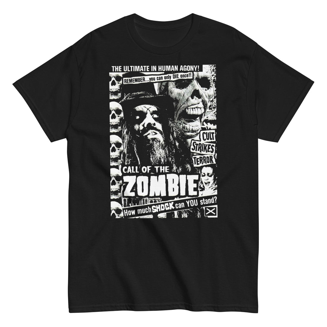 Rob Zombie - Black and White T-Shirt