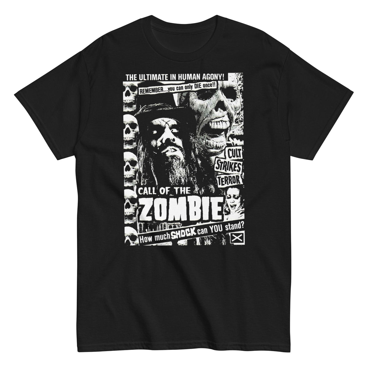 Rob Zombie - Black and White T-Shirt