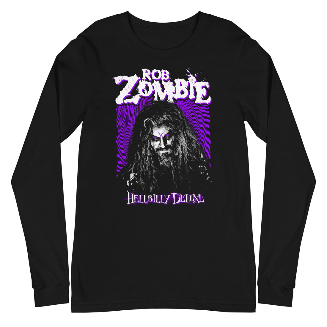 Rob Zombie - Hellbilly Purple Long Sleeve T-Shirt
