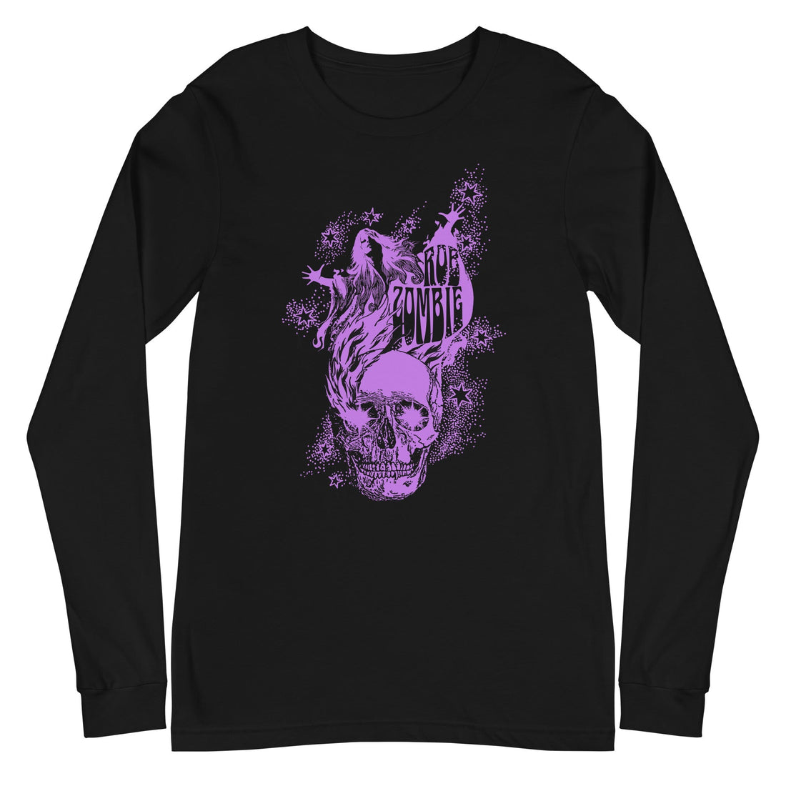 Rob Zombie - Purple Skull Long Sleeve T-Shirt