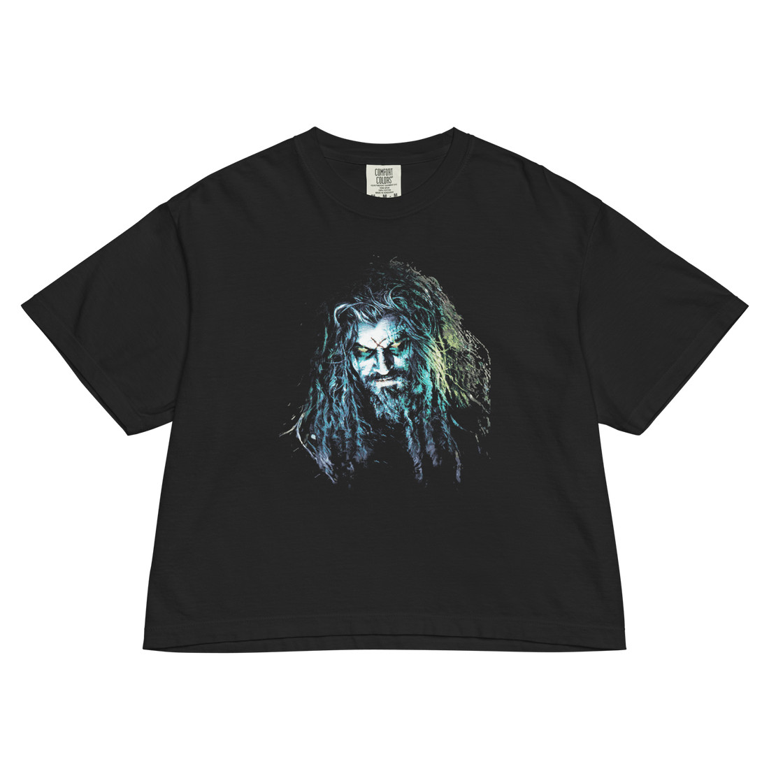 Rob Zombie Vintage 2004 Mineral Wash Womens Crop Top