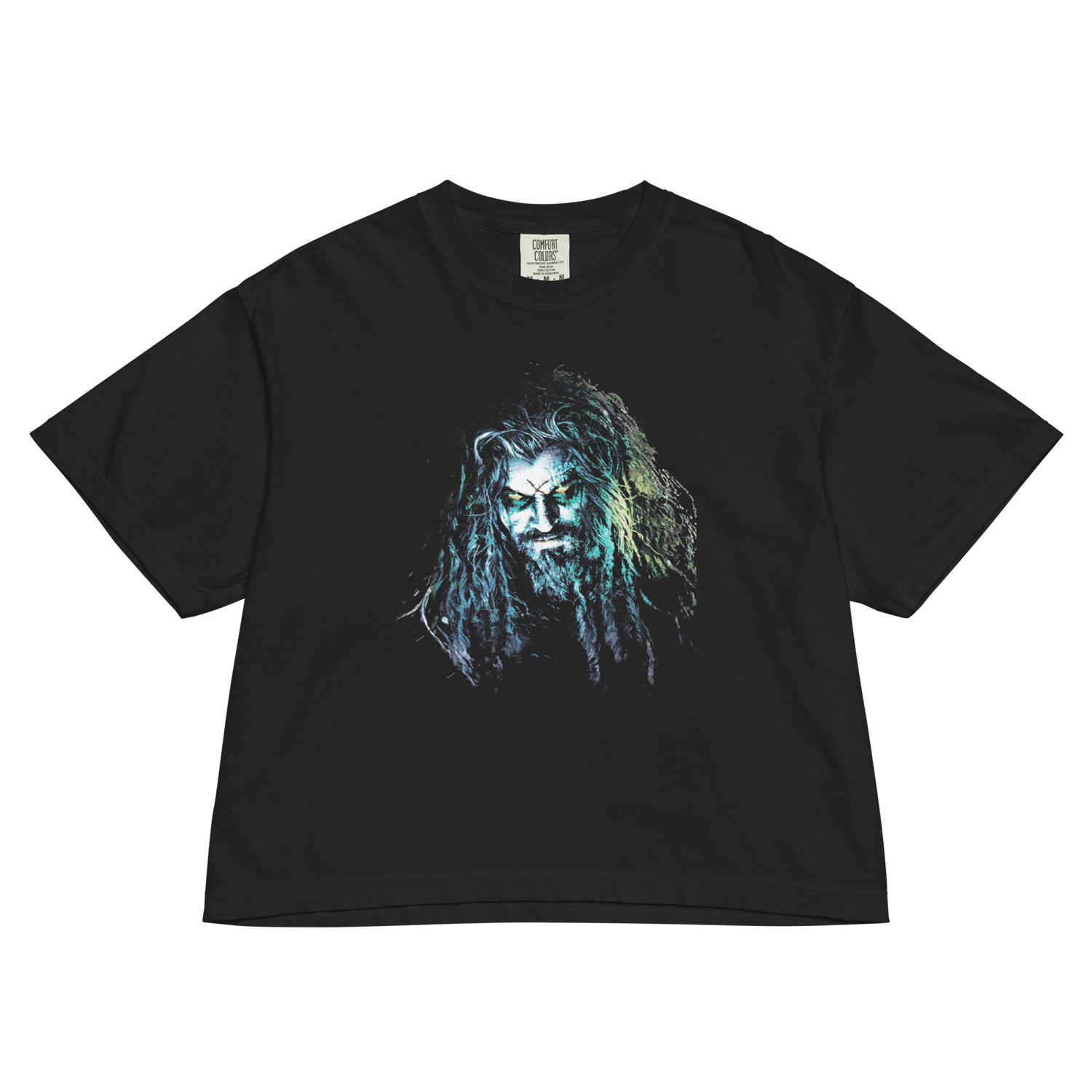 Rob Zombie Vintage 2004 Mineral Wash Womens Crop Top
