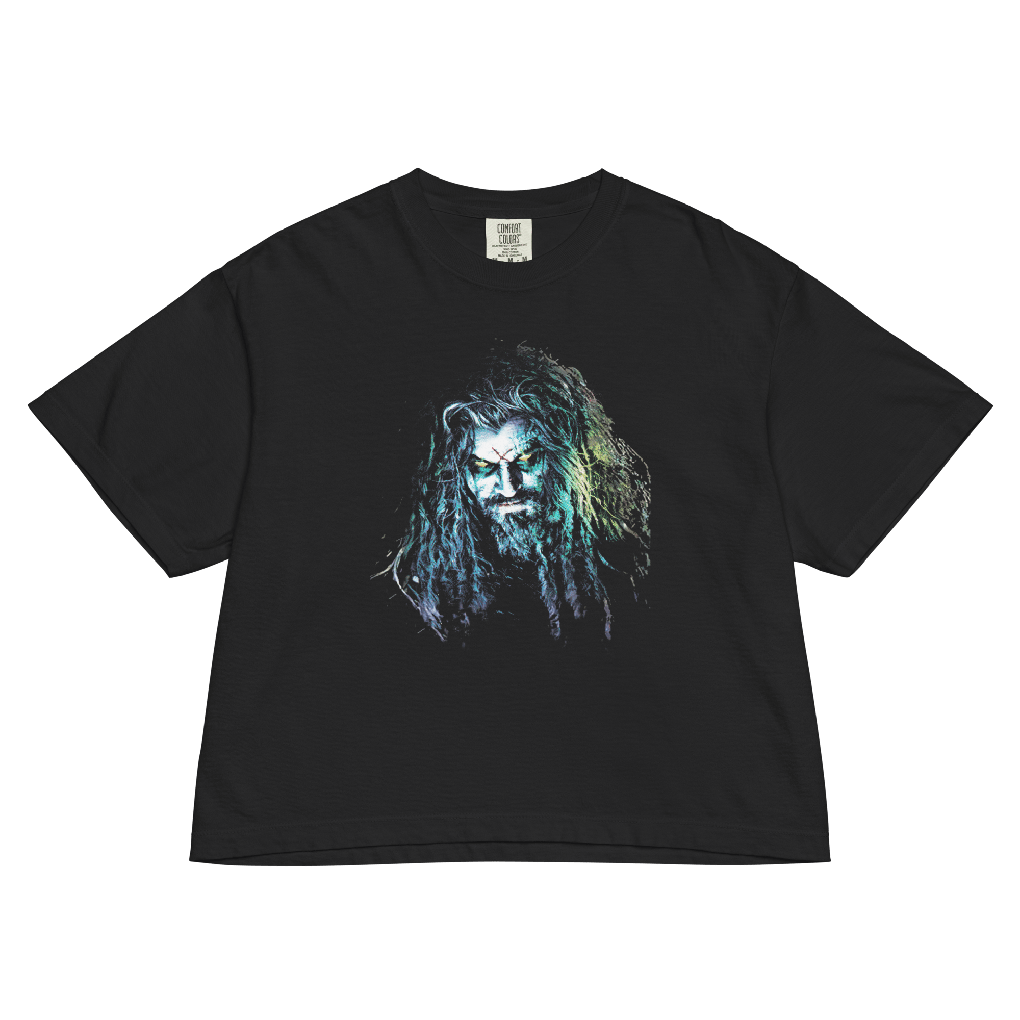 Rob Zombie Vintage 2004 Mineral Wash Womens Crop Top