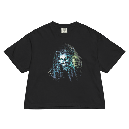 Rob Zombie Vintage 2004 Mineral Wash Womens Crop Top