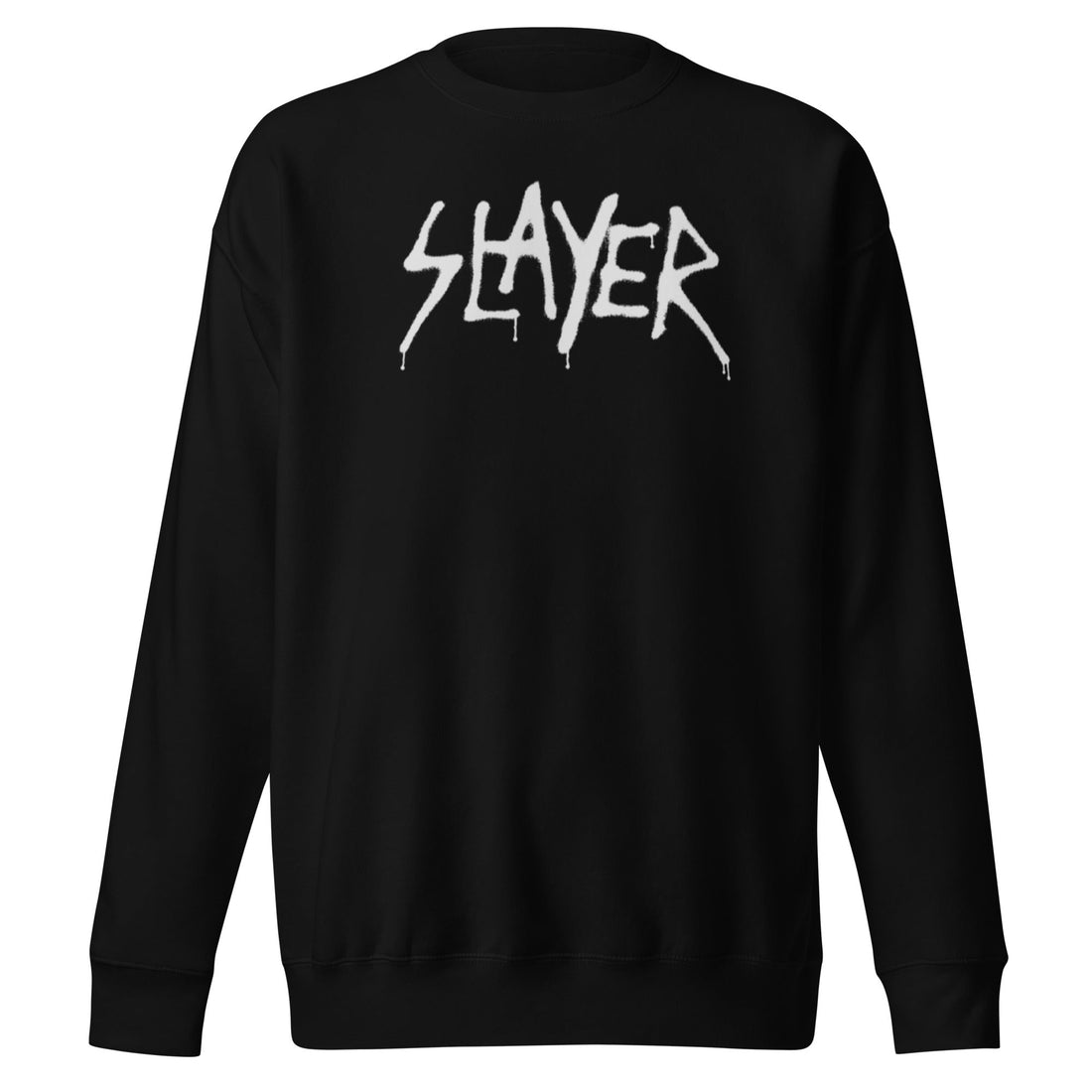 Slayer - White Drip Logo Sweatshirt