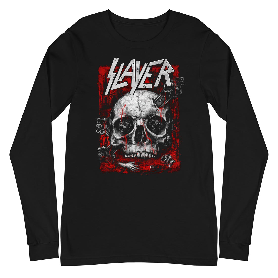 Slayer - Skull Logo Long Sleeve T-Shirt