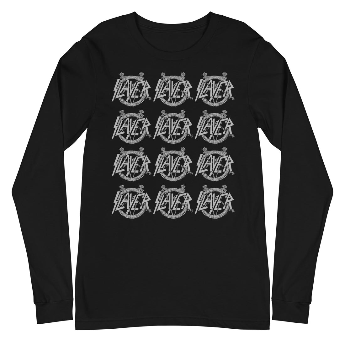 Slayer - Repeat Logo Long Sleeve T-Shirt