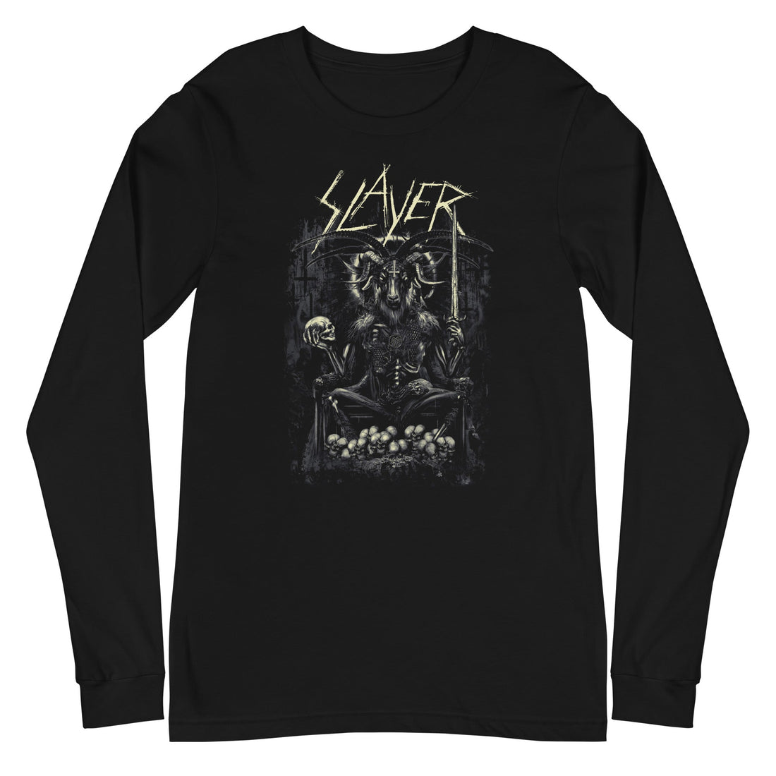 Slayer - Demon Head Long Sleeve T-Shirt