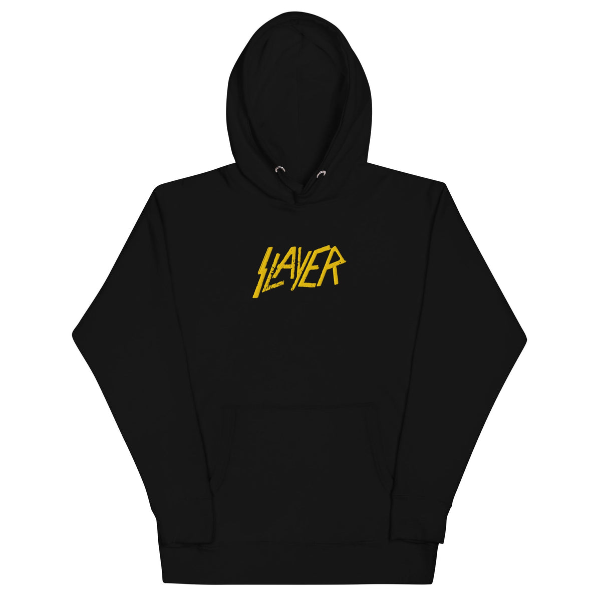 Black hoodie with yellow &