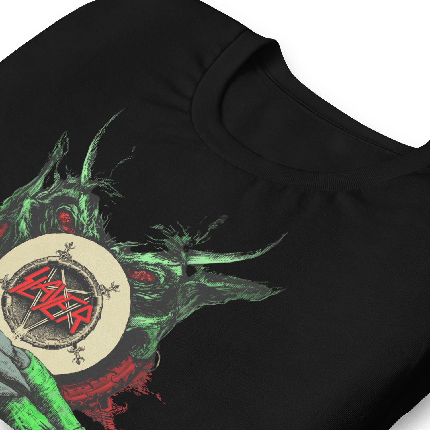Slayer Demon Hands Vintage Jumbo Print T-Shirt