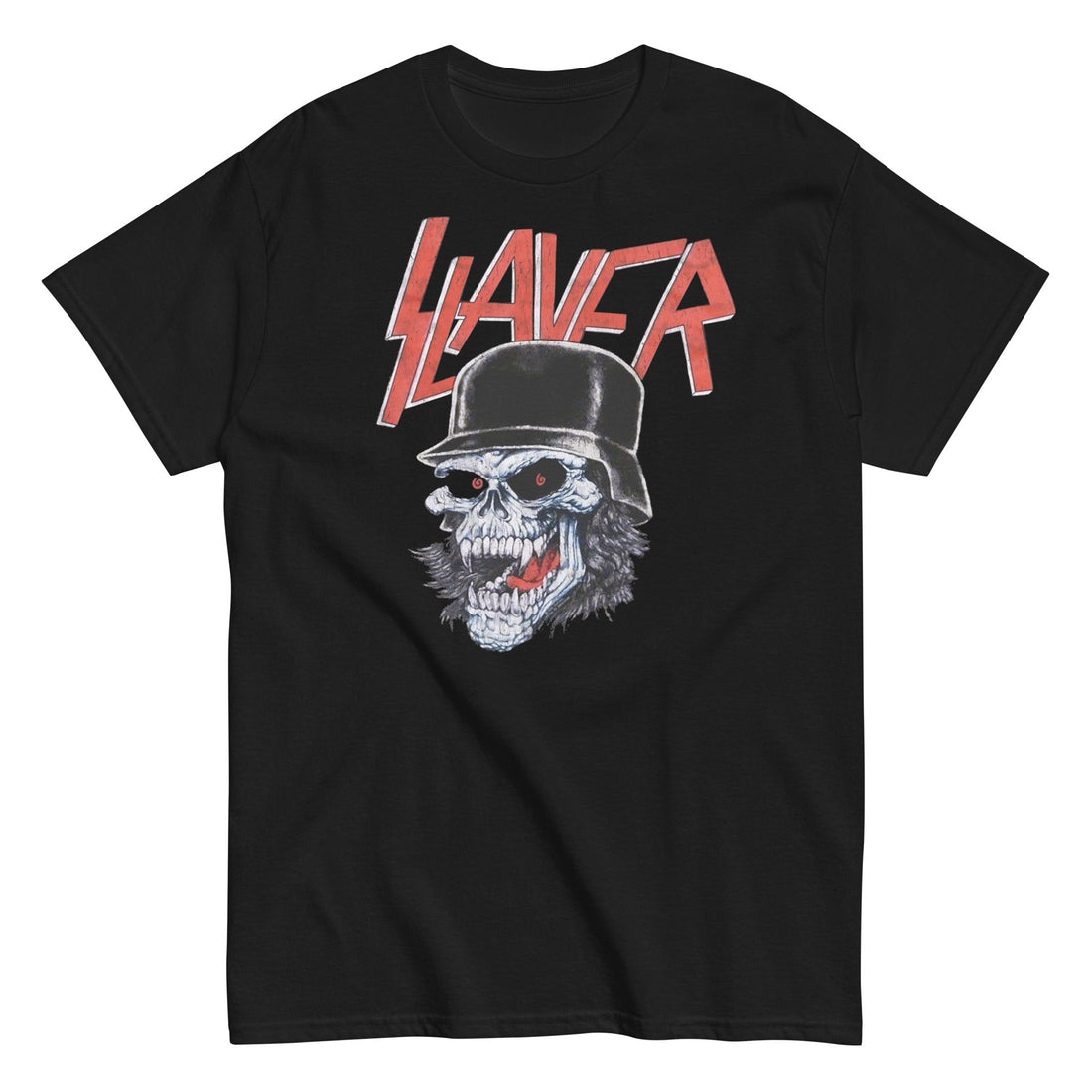 Slayer - Helmet Skull T-Shirt